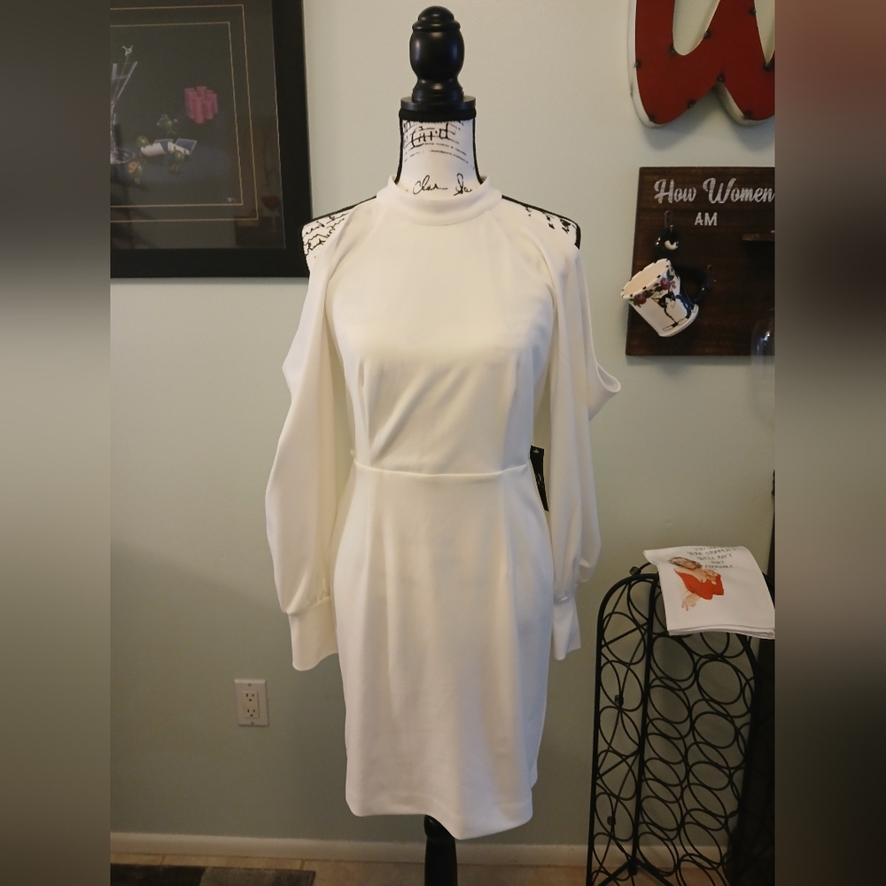 NY&Co white dress
